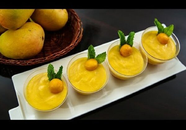 Eggless Mango Mousse